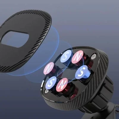 Pawa Magnetic 2In1 Car Mount With Six Rubidium Magnet